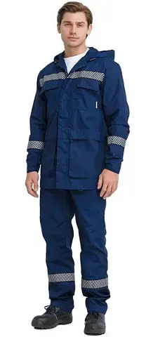 Костюм рабочий мужской летний RONTA KS285 темно-синий Костюм рабочий мужской летний RONTA KS285 темно-синий